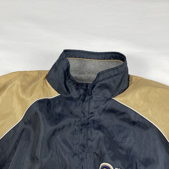 NFL St. Louis Rams Mens Reversible Stadium Jacket Vintage Blue/Gold Size: Large - Picture 5 of 16